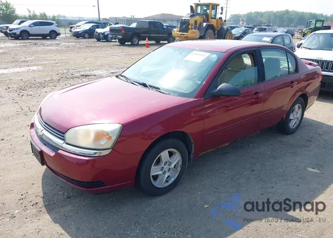 2005 Chevrolet Malibu из США, поврежденный, VIN 1G12T54845F210013